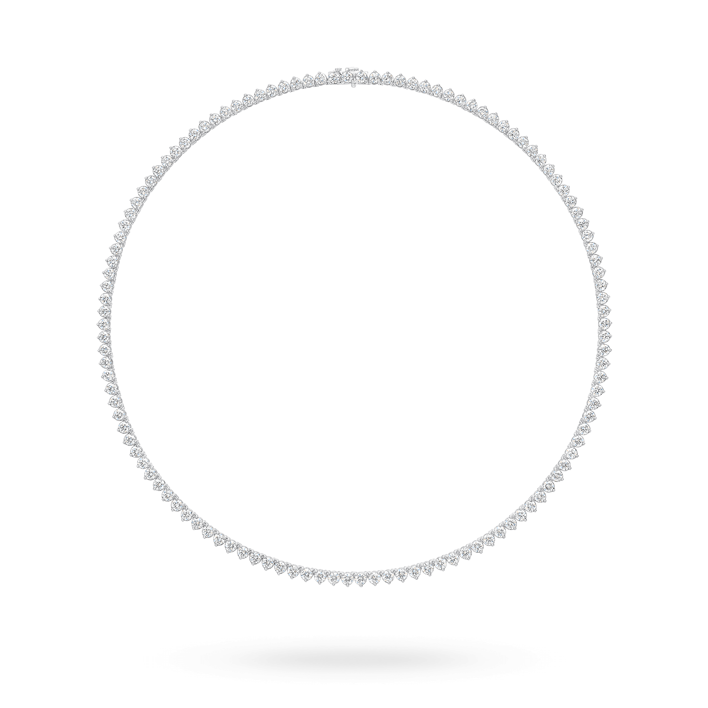 Straightline钻石项链正面视图